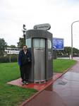 Roger J. Wendell at a Pay Toilet in Calai, France - 10-05-2006