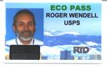 Eco Pass Bus Pass for Roger J. Wendell - 01-02-2008