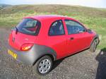 Car parked at St Abb's Head, Scotland - October 2006