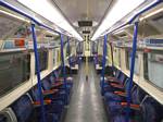 London Tube Piccadilly Line, empty seats - 12-07-2008