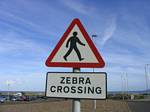 United Kingdom Zebra Crossing Sign - October 2006