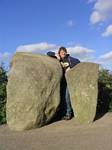 Tami Wendell at Stonehenge - 10-07-2006