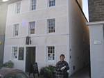 Tami Wendell at John Muir's Birthplace at Dunbar, Scotland - October, 2006