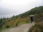 Tami Hiking in Scotland - October 2006