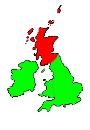 Map of Scotland