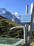 Drinking Water near Kleine Scheidegg, Switzerland, at the base of the Eiger, by Roger J. Wendell - September 2007