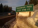 Fredonyer Pass, California - 02-08-2008