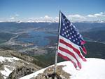 Flag on Peak 1