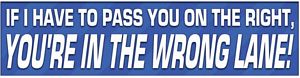 Passing on the Right - 3rd Quarter 2020