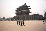 Beijing Soldiers Marching with Water - June, 2001