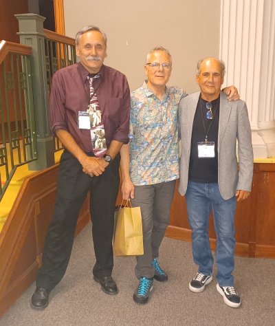 Left to Right: Roger J. Wendell, Charlie Sassara, and Jack Tackle at the CMC gala on 09-22-2023