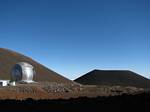 Observatories on top of Mauna Kea, Hawaii