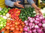 Vegetables For Sale in Ecuador - Christmastime 2005/2006