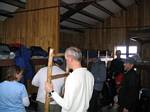 Kurt and Our Hut Ladder - Ecuador, Christmastime 2005/2006