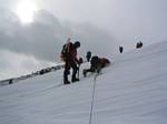 Richard Taylor and Roger Wendell Preparing Rescue C Pulley on St Mary's - 12-17-2005