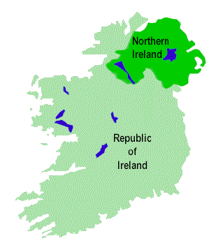 Map of Ireland