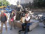 Street Musician in Dublin, Ireland - October 2006