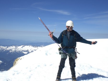 Roger J. Wendell on top of MountBaker (Komo Kulshan) - Jun 29, 2008