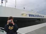 Tami Wendell crossing the Irish Sea - October 2006