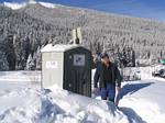 Montezuma, Colorado Public Restroom with CMC Leader Dave Callais Town Centre - 01-06-2007