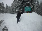 Roger J. Wendell at the entrance to Marble, Colorado on 02-26-2011