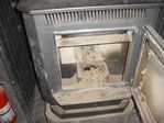 Pellet stove in cabin near Marble, Colorado on 02-26-2011