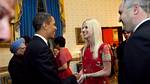 President Obama with Michaele and Tareq Salahi at the White House on 11-24-2009