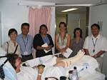 Doctors and Staff Surround Tami at Royal Darwin Hospital, Australia - November, 2005